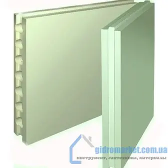 Пазогребневая плита ПГП, влагостойкая, 667x500x100 мм Knauf _Кнауф_