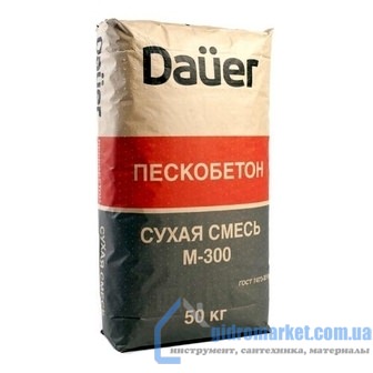 Смесь пескобетон М-300, 50 кг Dauer _Дауер_