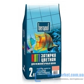Затирка Kitt 2 кг бежевая, Bergauf _Бергауф_